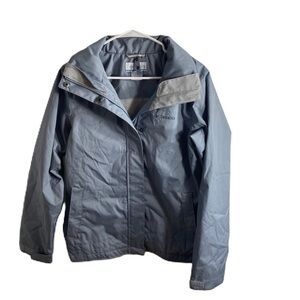 Columbia Interchange Blue Gray Coat Water Resistant Full Zip Medium Jacket